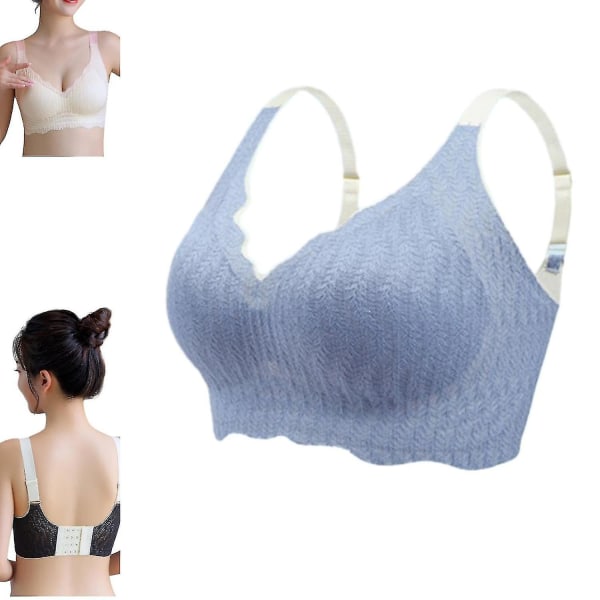 Jelly Gel Shaping -rintaliivit, ryhtiä korjaavat rintaliivit, Anti Saggy Breasts -rintaliivit, pehmeä tuki saumaton Comforta Light blue 3XL