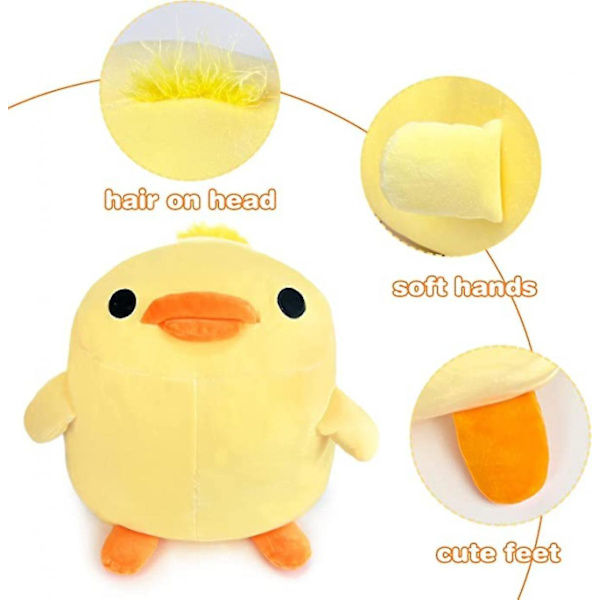 Giant Duck Plush Pillow 16 Tommer Yellow Duck Plush Animal Ekstra stor pute, komfortabel og pustende, gjør ikke vondt i huden.
