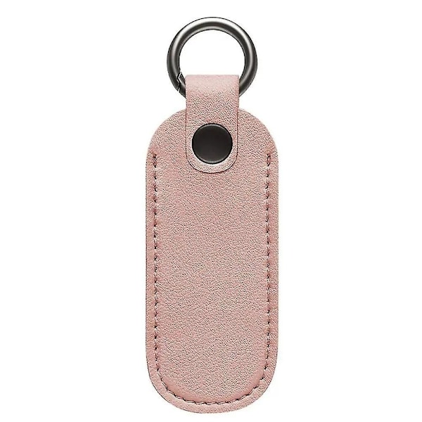 Läder U Disk Fodral Nyckelring Hållare USB Flash Drive Förvaringsväska Pendrive Skyddande Omslag Minnessticka Fodral Rose Gold