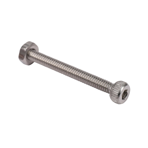M2 X 20 mm lång insexhylsa räfflade cap Bultar Muttrar Set 20st