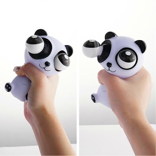 Sjovt Panda Legetøj/Øjenpoppende Øjeæble Klemmelegetøj