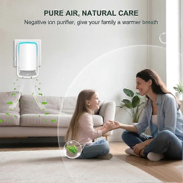 Luftjonisatorer för hemmet 3-pack, Negativ jon generator EU