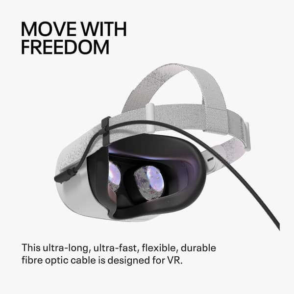 Oculus Link Virtual Reality Headset Kabel til Quest 2 og Quest 5 M (16 fod) PC VR