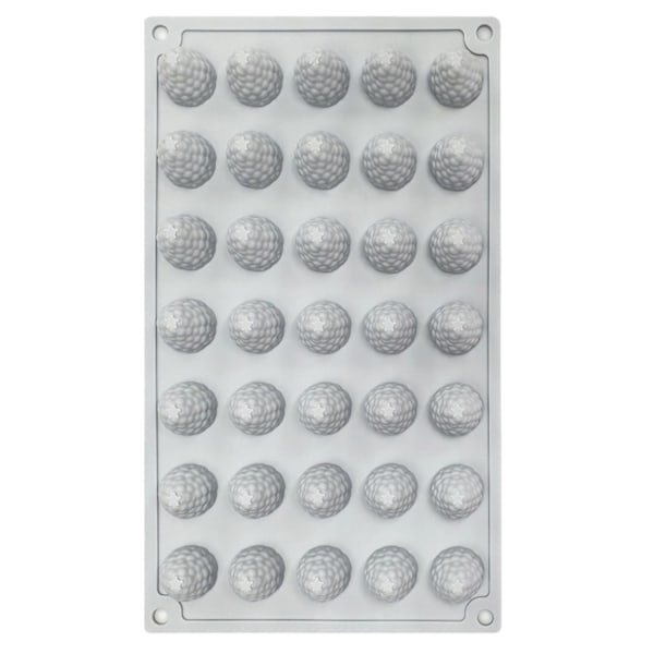 Hindbær Silikonform 35 Hulrum Non-stick Fødevarekvalitet Nem Frigivelse DIY Kagedekoration Fondant