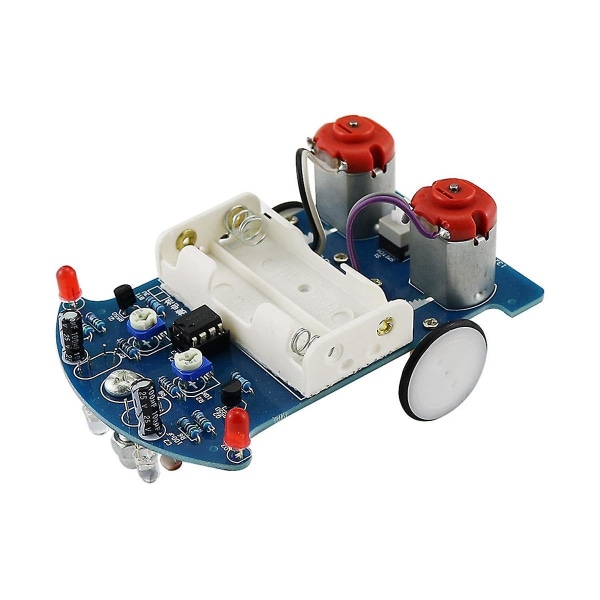 Øv på lodding Læreelektronikksett Smart Car Project Kit Følg Rcar Diy Kit Diy Elect