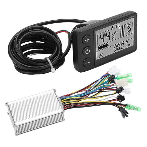 36V/48V 250W/350W 15A Børsteløs Motor Controller LCD866 Display Panel Elektrisk Cykel Børsteløs Controller Kit