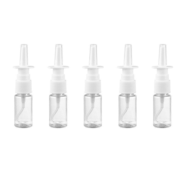 20 kpl 10 ml Paksuuntunut Suihkepullo Nenäsuihkepullo Suora Suihkepullo PET Läpinäkyvä Muovipullo Kannettava Suihkepullo Matkoille Ulkokäyttöön