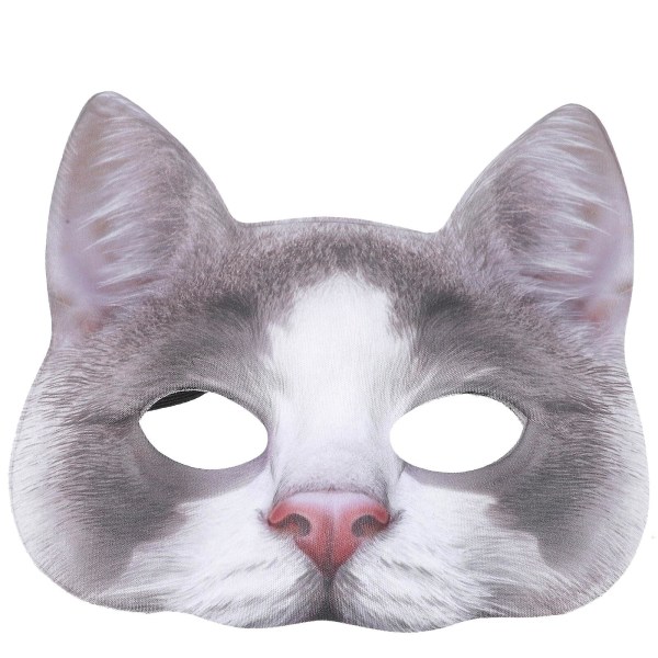 Bedårande simulerad kattmask Realistisk kattmask Carnival Party Cat Mask Maskeraddräktmask