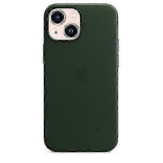 Läderfodral för iPhone 13 Mini Läderfodral med Magsafe Sequoia Green
