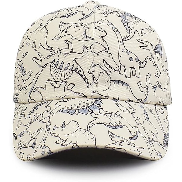 Klassisk Baby Baseball Cap Dinosaur Pojkar Flickor Solhatt Bomull Vår Sommar Barn Visir Hattar