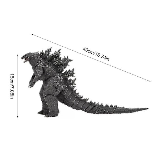 Godzilla Modell Film Edition Monster King Figur 7 tum 7\" Leksaker Leksak En Ny Dock Monster King Förpackad