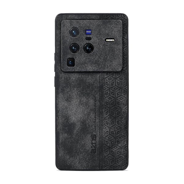 3D-preget deksel for Vivo X80 Pro Black