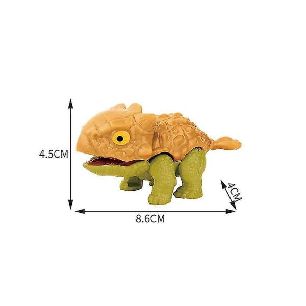 Jurassic Finger Dinosaur Triceratops Tyrannosaurus Model Legetøj Til Børn Kreativ Fingerbidende Dinosaurer Interaktiv Toy Boy Gave Y16