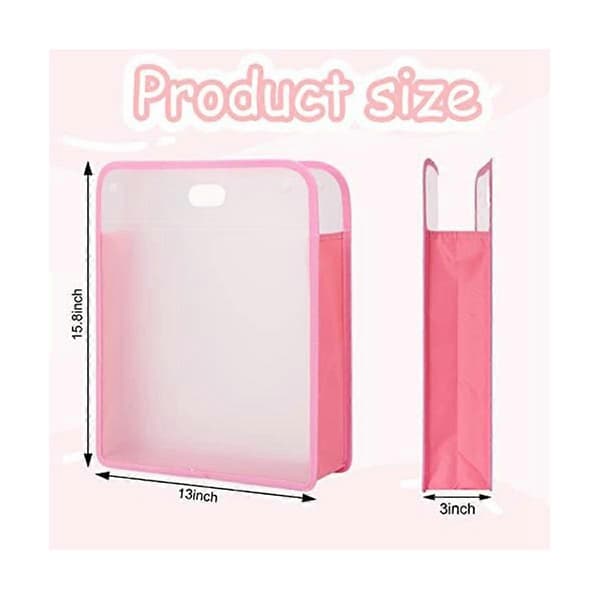 4 st Förvaring för scrapbookingpapper, transparent organizer för 12x12 papper, Scrapboo