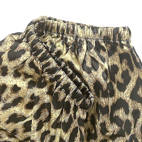 Långärmade Pyjamas i Leopardmönster - Höstmode L