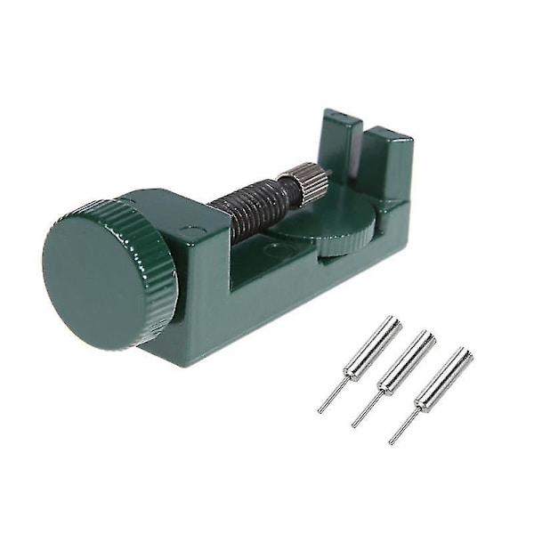 Band Watch Band Link Pin Solvent Repair Tool För Urmakare Med 3 Thimbles(grön)