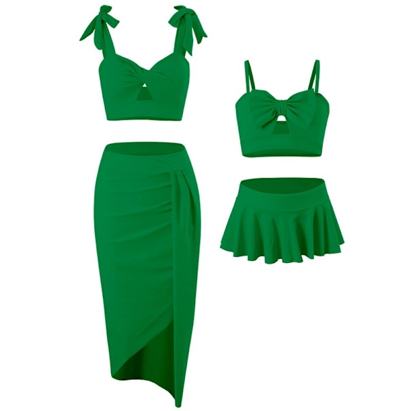 2024 Dame Jenter Badedrakt Strand Bikini Sett Foreldre-Barn Badedrakter NO.1 128 ( kids size)