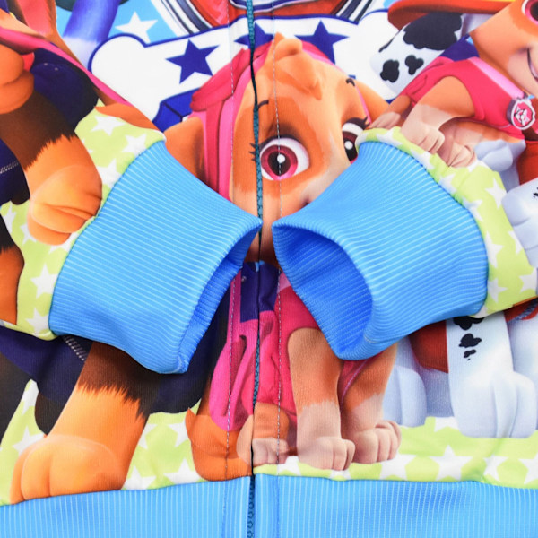 Paw Patrol Tecknade Barnkläder Jacka Söt Tecknad Tryck Kläder Dragkedja Huvtröja Kofta Jacka 110
