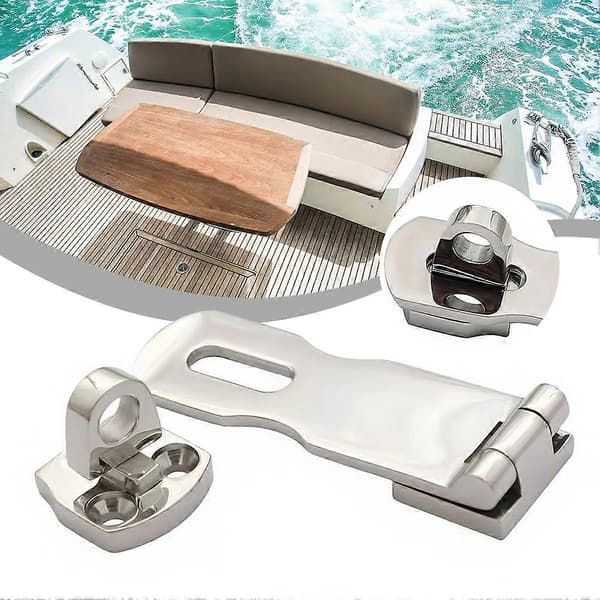 Säker 316SS hasp för åtkomstpanel Kraftig 316 för extrem hållbarhet. Kusthållbarhet A