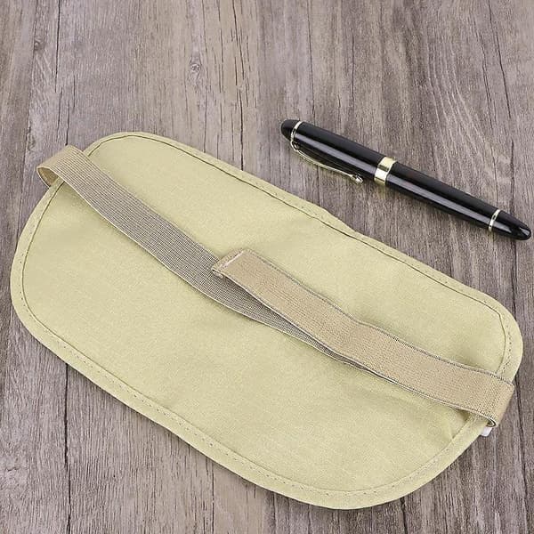Travel Wallet Hidden Plånbok Pass Pengar Midjeväska Slim Säkerhet