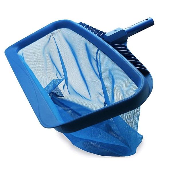 Sininen Heavy Duty Large Capacity Fine Mesh Swinging Pool Leaf Skimmer Net yllä