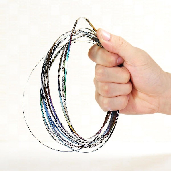 3D Flow Ring Leksaker Fjäder Infinity Arm Jonglera Dröm Dans Stressavlastning Leksak
