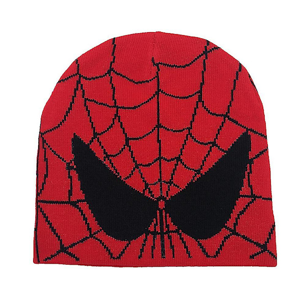 Mænd Kvinder Spider Man Varm Strikket Hue Hat Efterår Vinter Huer Cap Cosplay Kostumer Red