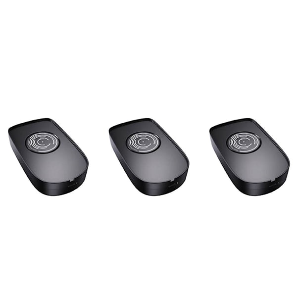3x Mouse Jiggler USB Mouse Mover Move Movement Simulator med på/av-knapp för datoruppvakning black