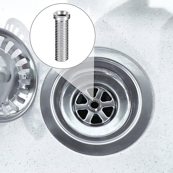 70 mm Diskbänkskorgsskruvar Rostfritt stål Avloppsskruvar Fixeringstillbehör Diskbänksskruvar Diskbänkskorg Silpluggskruvar För Jiu Diskbänk