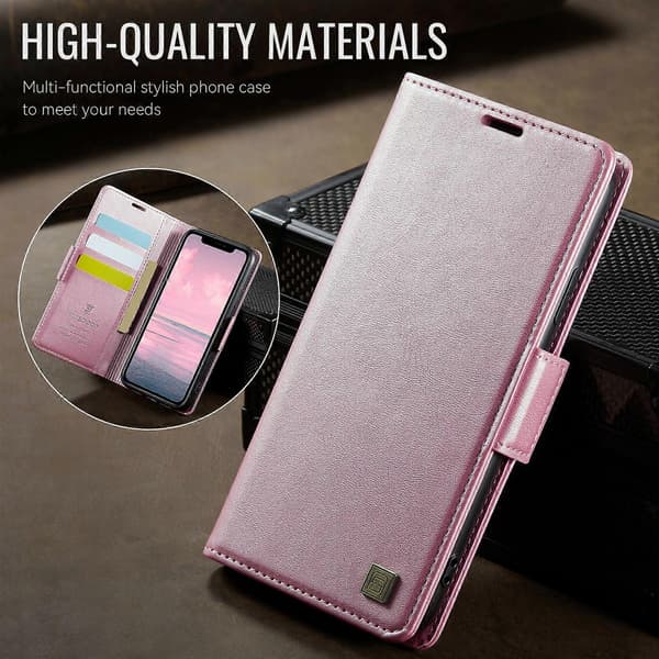 Retro Läder Plånboksfodral för iPhone 11 Pro Pink