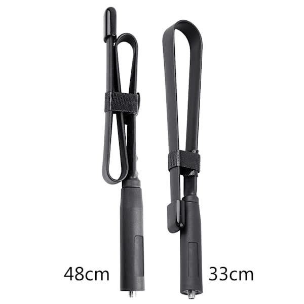 33/48 cm sammenleggbar antenne for Baofeng UV5R 48 cm