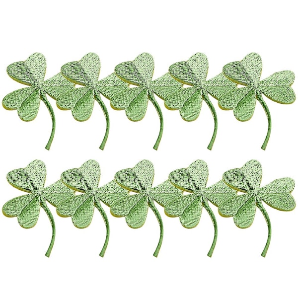 10 stk. Plante Dekoration Kompakt Jern Patches St Patricks Day Dekorationer Dekorative Patches Sy Mærker