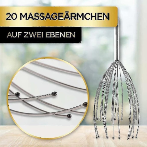 Head Massager - 20 Finger Head Crawler - Premium Head Massager A (cy)