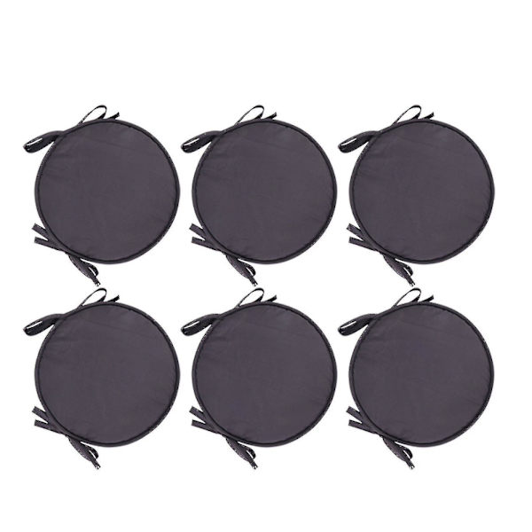 Puter Uteplass Hjem Innendørs/utendørs Stolputer Ro Sete Fortykket Spisestue Stol Pute Ro krakk Light Grey 2pcs