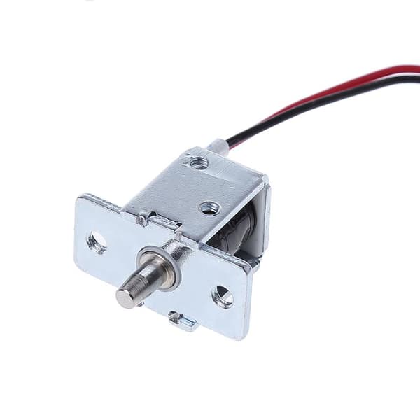 DC 12V/0.5A Electromagnetic Solenoid Lock Security Easy to Install for Cabinet