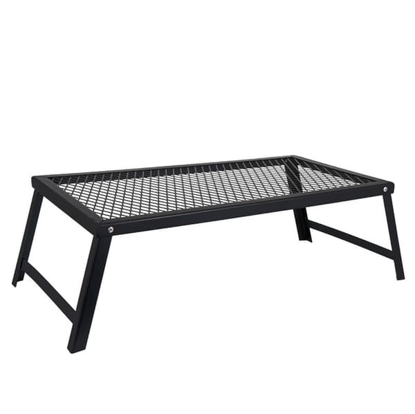 Fällbart bord för utomhuspicknick, camping och grillning, järnnätbord