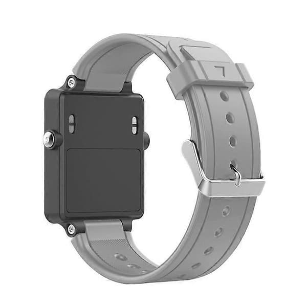 Erstatningsrem i silikon til smartklokke for Garmin Vivoactive Acetate - Grå Multicolor Grey