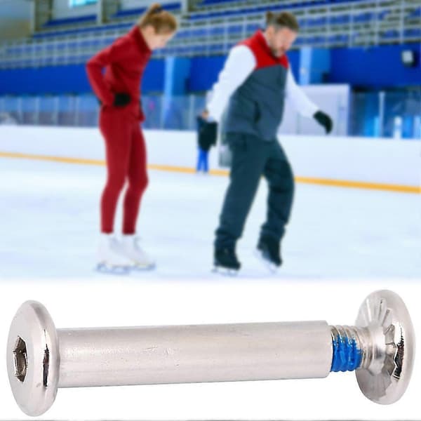 10 STK 31mm Inline Skate Akselskruer Erstatning | Rulleskøjtehjul Aksel Hardware Reparationssæt til Inline & Rulleskøjter