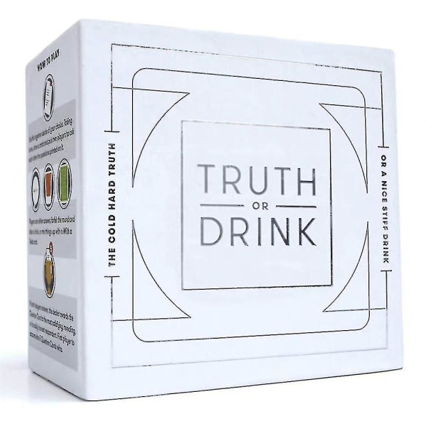 Truth Or Drink The Game By Cut Games - Hilariously Funny Questions Youd Dare To Answer Out Loud Adult Card Game For Parties And Game Night