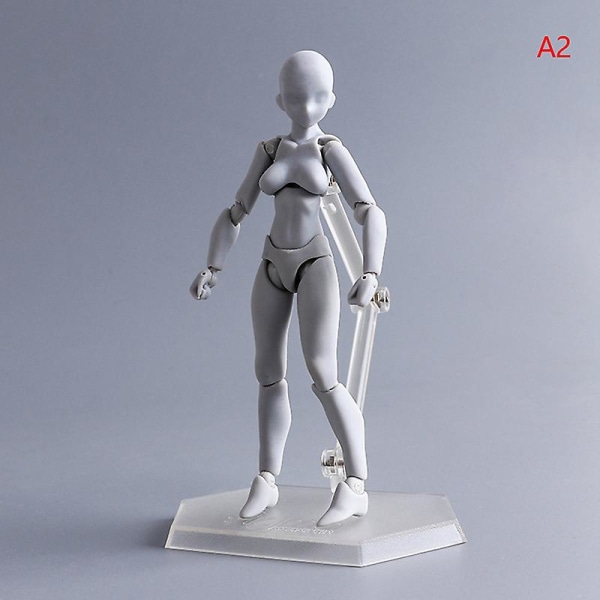 13 cm Kunstner Kunstmaleri Anime Figur Legetøj Model Skitse Tegn Bevægelig kropsled