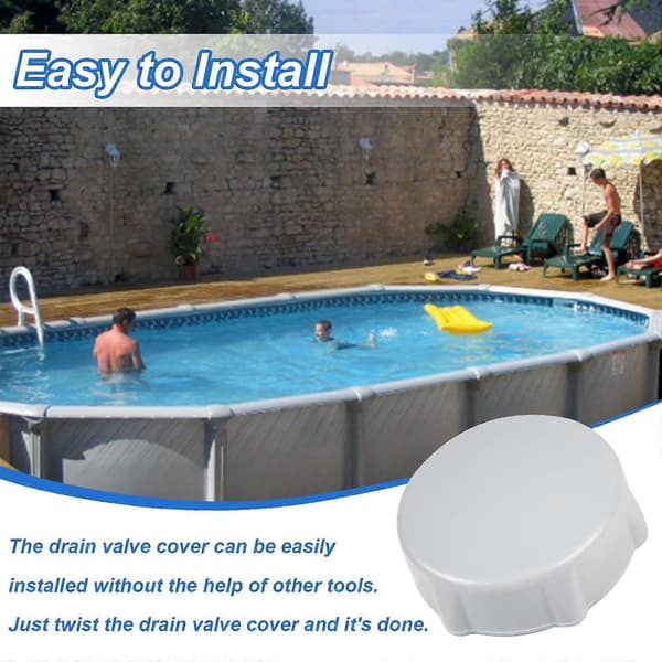 P01006 Poolavtappningsventilslock för Coleman och Bestway ovanmarkspooler, läckagesäker kraftig passform