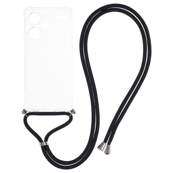 För Xiaomi Redmi Note 13 Pro+ 5g Phone case Hörnskydd Bakre cover med snöre