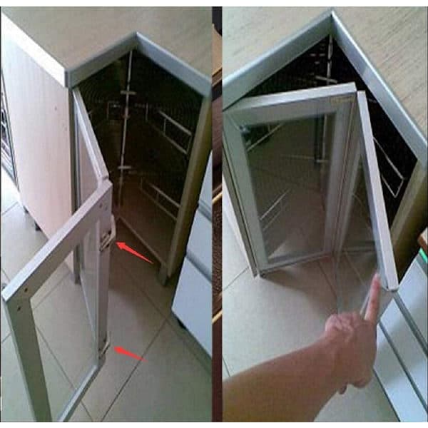 135 Degree Angle Kitchen Cabinet/Cabinet Folding/Folding Door, ZQKLA