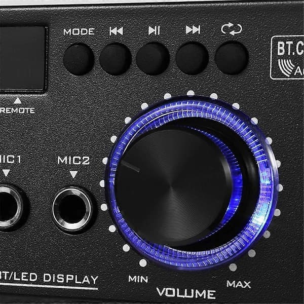 Lydforstærker Ak45 Pro Bluetooth Bas Højttaler - EU-stik