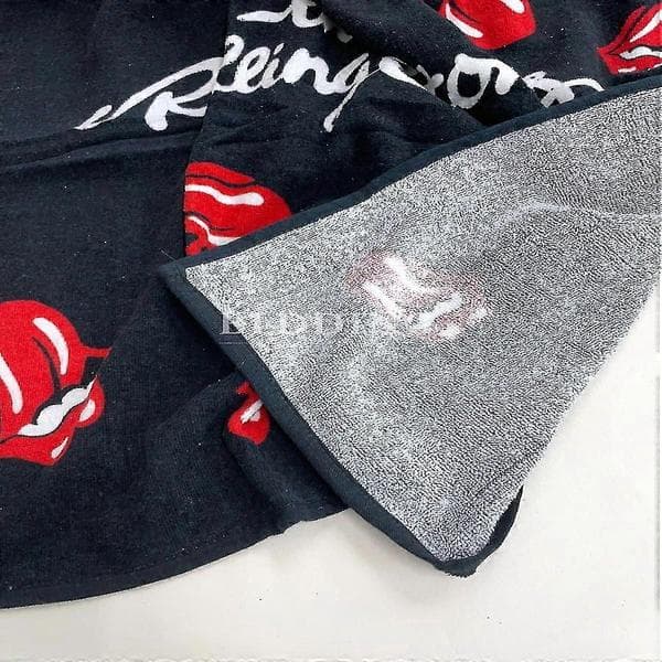 Rolling Stones Lips -puuvillapyyhe