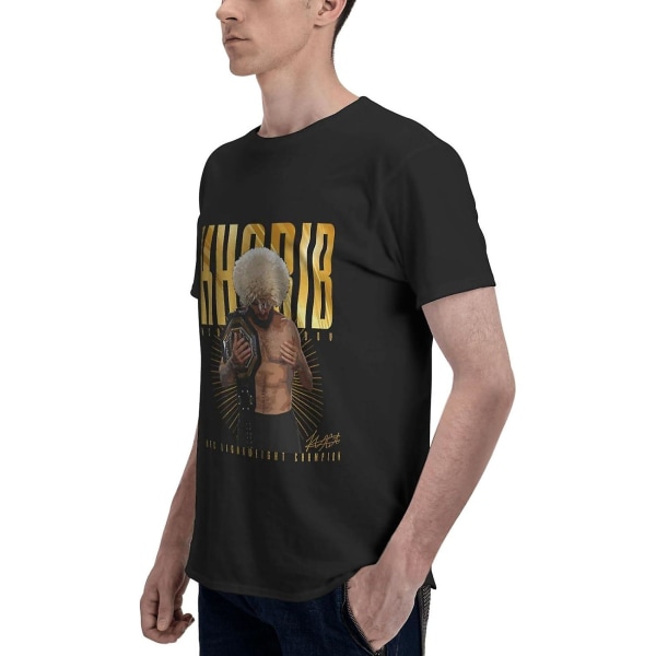 Khabib Nurmagomedov Aldult Casual T-Shirts Music Tour 2024 Bekväm T-shirt för män L