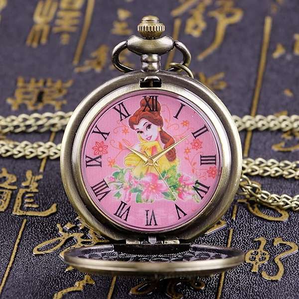 Alice in Wonderland watch pronssikvartsi Steampunk taskukellot syntymäpäivän joululahja lapsille