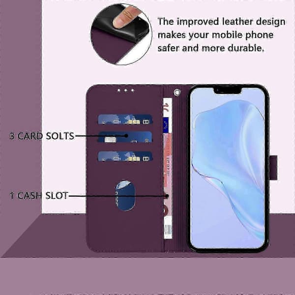Premium Skin Feel skinnveske til iPhone 16 - Bestselgervalg