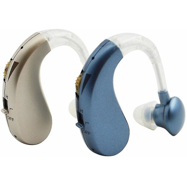 Digitaalinen kuulovahvistin Ge-t10 USB ladattava äänenvahvistin kuulolaitteet 35 tunnin akunkesto sovittimen kanssa 4 silikonikärkeä ja puhdistusharja B