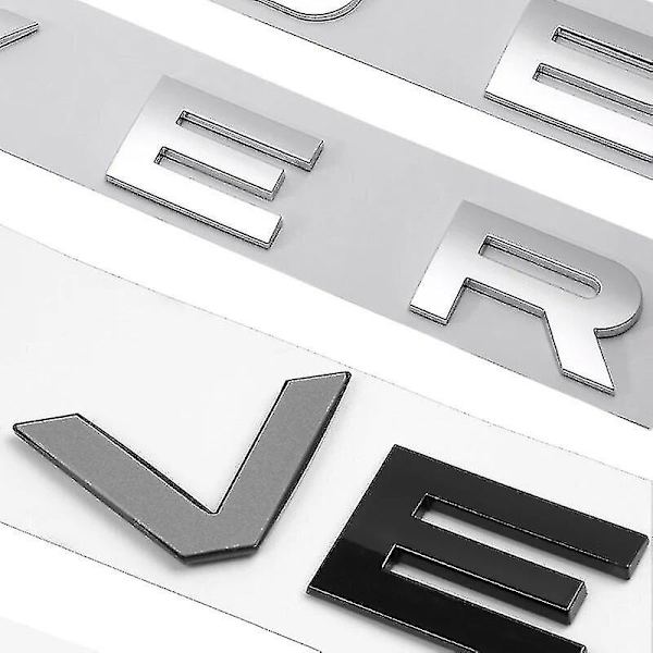 3D-ABS-logon Range Rover -kirjaimet -emblemitarra auton etumaskiin Range Rover Sport Evoque L322 L320 L406 P38 -tarvikkeet Trunk badge